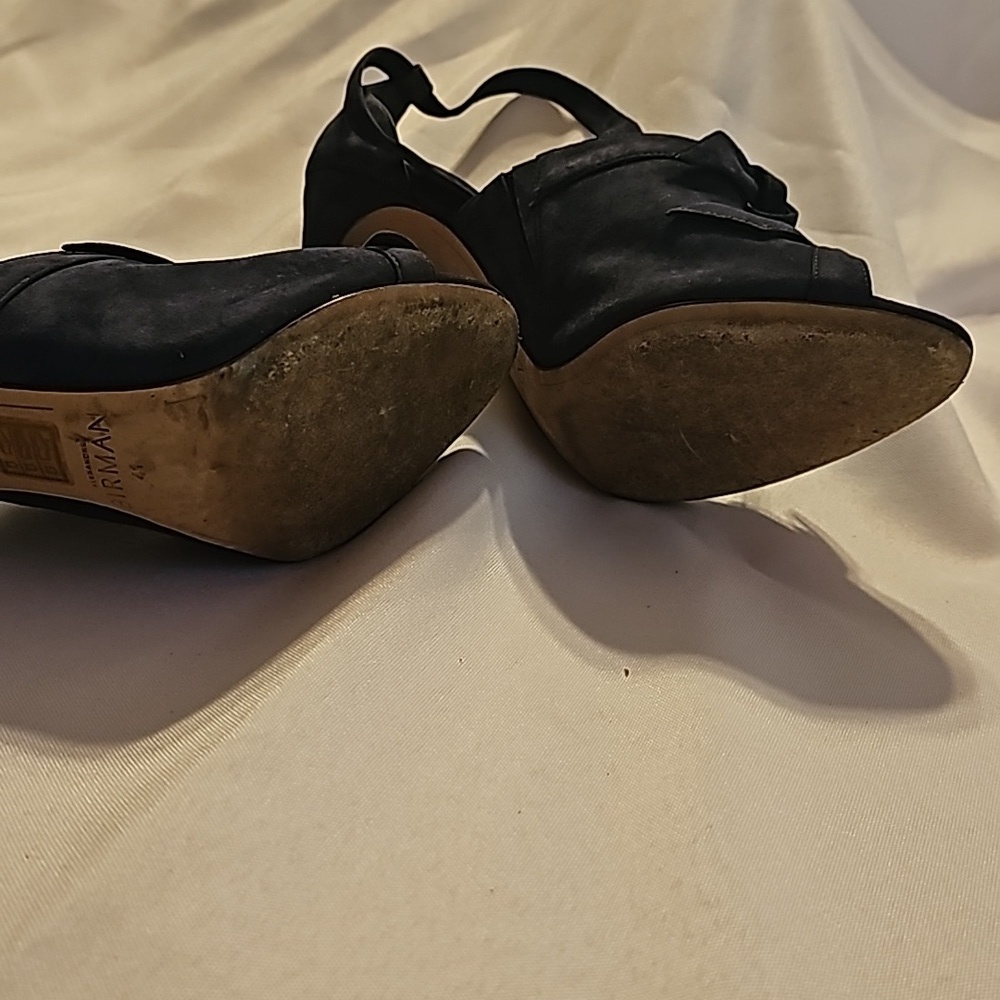 Alexandre Birman Charlie Bow-Tie Suede Sandal sz 41 - Picture 2 of 4